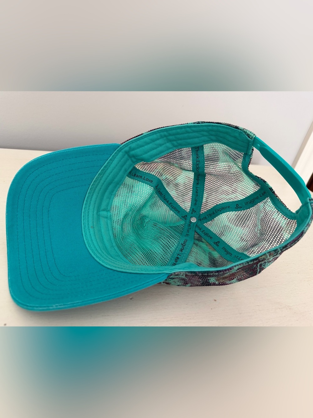 Prana Teal Mesh Baseball Cap - Picture 4 of 5